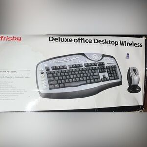 Frisby MK73155WC Wireless Deskset New & MS-582 Multimedia Speakers Preowned